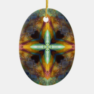 Altar Cross Ceramic Ornament