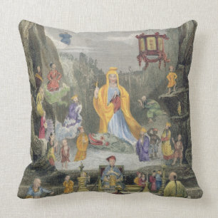Altar Piece in the 'Yun Stzoo Stzee' Temple, Ting- Cushion