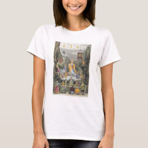 Altar Piece in the 'Yun Stzoo Stzee' Temple, Ting- T-Shirt