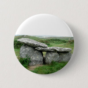 Altar Shaped Archaeological Tomb Ireland Badge
