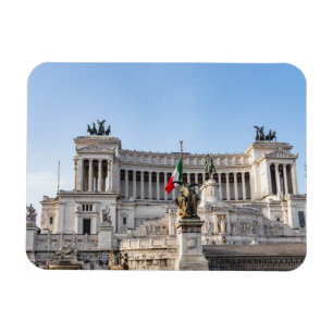 Altare della Patria at early morning - Rome, Italy Magnet