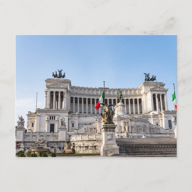 Altare della Patria at early morning - Rome, Italy Postcard (Front)