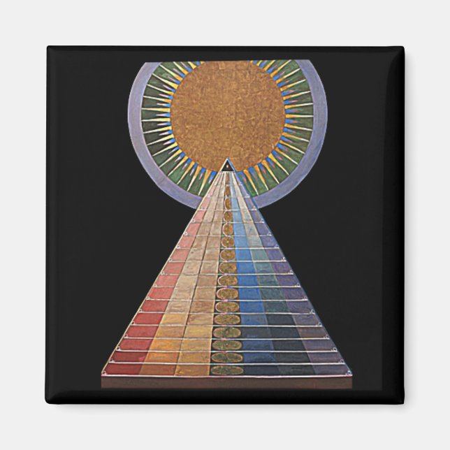 Altarpiece by Hilma af Klint, Fine Art Magnet (Front)