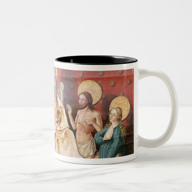 Altarpiece depicting Christ with St. Thomas Two-Tone Coffee Mug (Right)