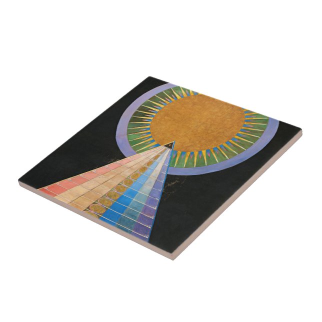 Altarpiece, Group X, No.1 by Hilma af Klint Ceramic Tile (Side)