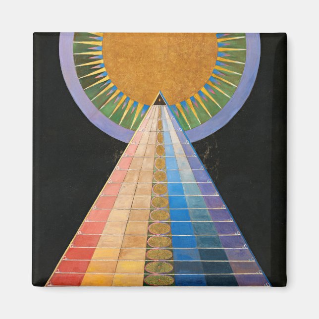 Altarpiece, Group X, No.1 by Hilma af Klint Magnet (Front)