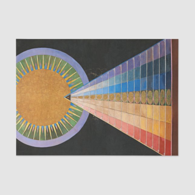 Altarpiece, Group X, No.1 by Hilma af Klint Tissue Paper (Front)