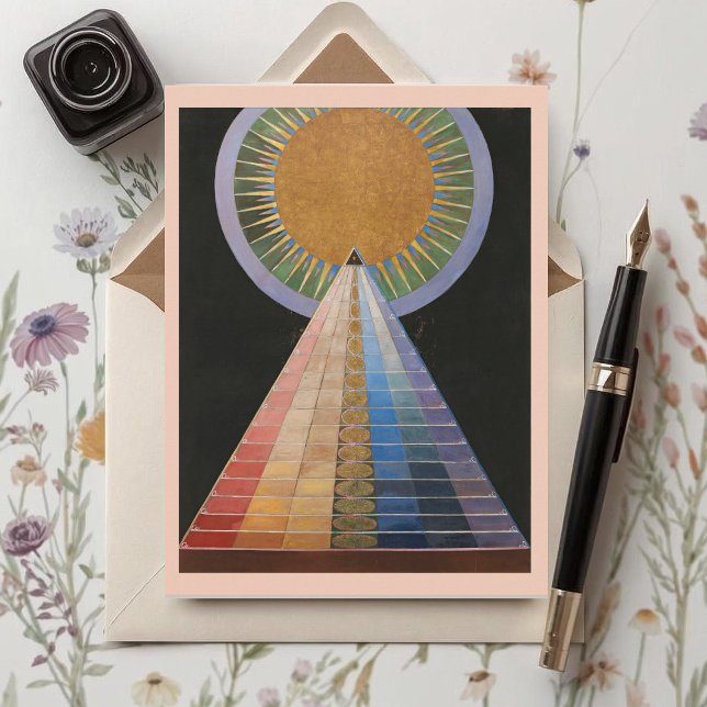 Altarpiece No 1,Group X Altarpieces,Hilma af Klint Postcard (Creator Uploaded)