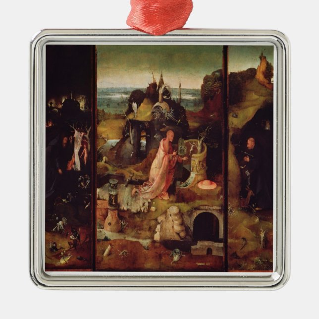 Altarpiece of the Hermits (oil on panel) Metal Ornament (Front)