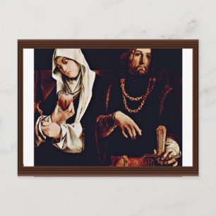 Altarpolyptychon Of Recanati Crest Of The Right Wi Postcard