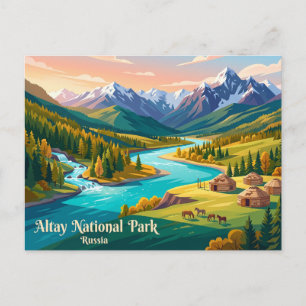 Altay National Park Russia Postcard
