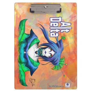 AltDelta Art Series : Blue Geisha Clip Board