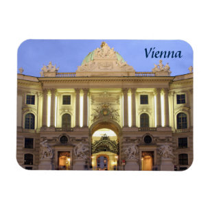 Alte Hofburg at night in Vienna photo Magnet
