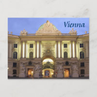 Alte Hofburg at night in Vienna photo