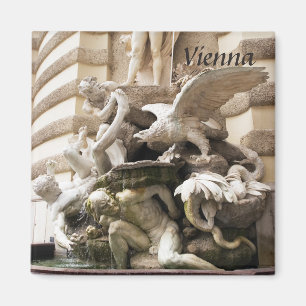 Alte Hofburg statue in Vienna photo Magnet
