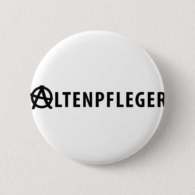Altenpfleger 6 Cm Round Badge (Front)