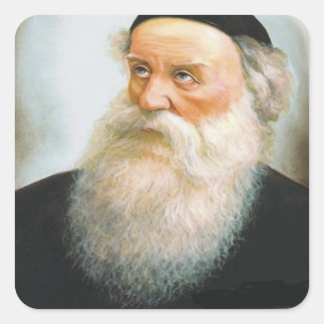 Alter Rebbe Square Sticker (Front)