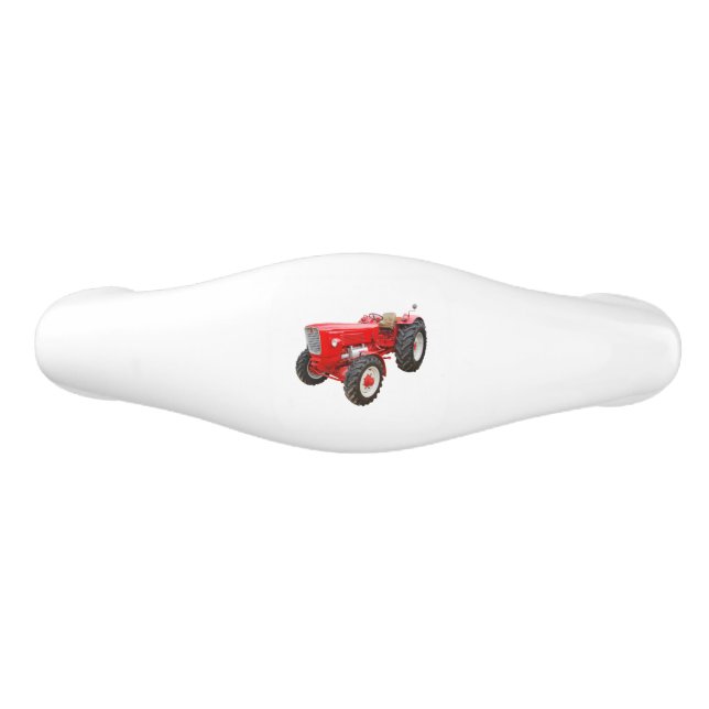 Alter Traktor Güldner Ceramic Drawer Pull (Front)