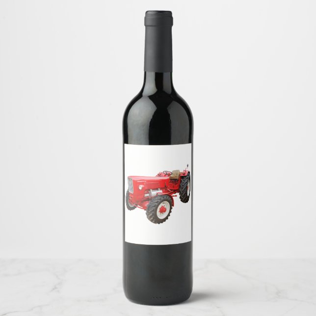Alter Traktor Güldner Wine Label (Front)