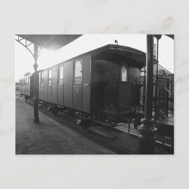 Alter Zugwagon Postcard (Front)