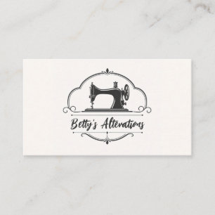 Alteration Sewing Company Business Card