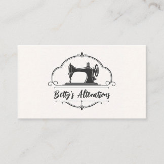 Alteration Sewing Company  Business Card