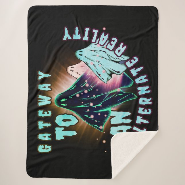 Alternate reality  sherpa blanket (Front)