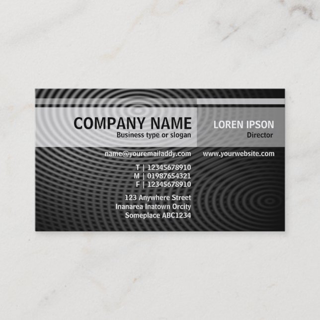 Alternate Tones - Electric Pool 01 Business Card (Front)