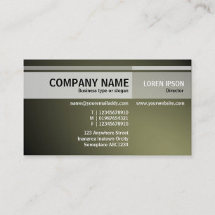 Alternate Tones - Illuminated - Khaki Business Card