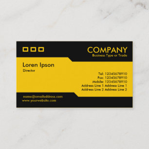 Alternating - Amber Business Card