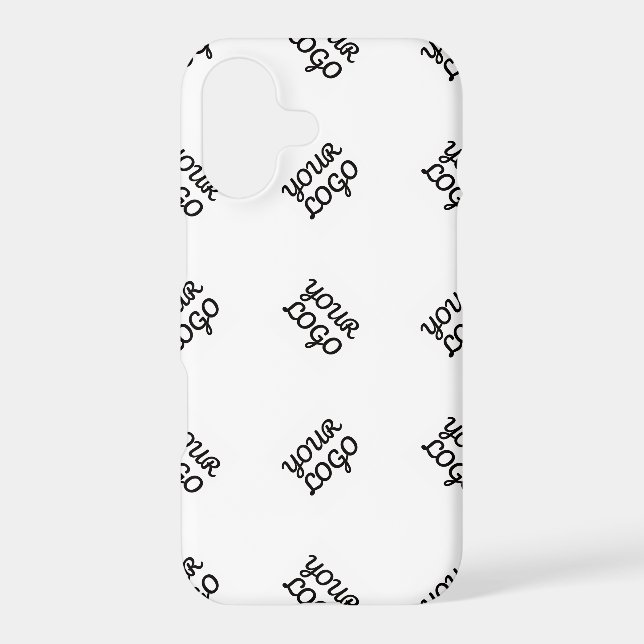 Alternating Business Logo or Image Pattern | White (Back)