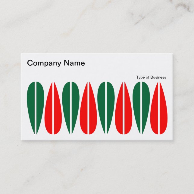Alternating Leaves 03 Business Card (Front)