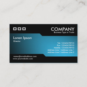 Alternating - Spot light Illuminated - Sky Blue Business Card