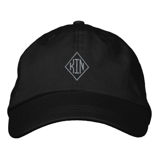 Alternative Apparel Basic Adjustable King Text-Hat Embroidered Hat (Front)