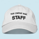 Alternative Apparel Embroidered Staff Hat White<br><div class="desc">Easily personalise this white Alternative Apparel hat embroidered with your own custom text. You can also customise it with your logo or other image. This chino twill cap style is 100% cotton. Adjustable unisex style for men or women. Available in other colours. No minimum order quantity and no setup fee....</div>