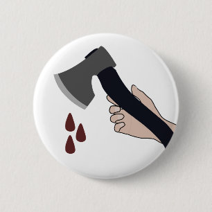 Alternative Axe 6 Cm Round Badge