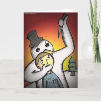 Alternative Christmas Cards - Killer Snowman