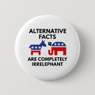Alternative Facts 6 Cm Round Badge