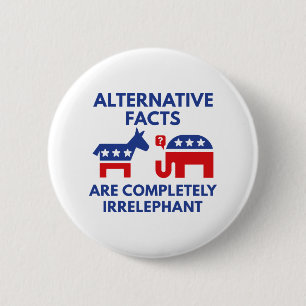 Alternative Facts 6 Cm Round Badge