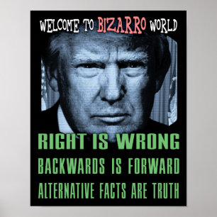 Alternative Facts Are Truth - Anti President Trump Poster