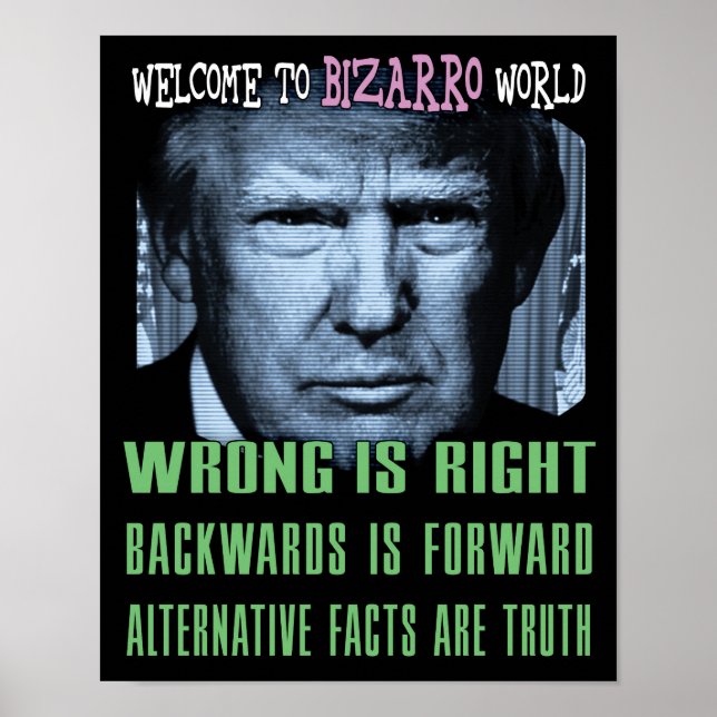 Alternative Facts Are Truth - Anti President Trump Poster (Front)