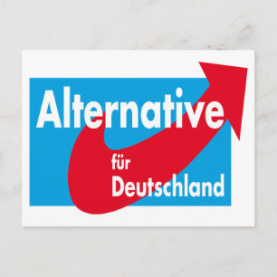 Alternative fur Deutschland Logo Postcard