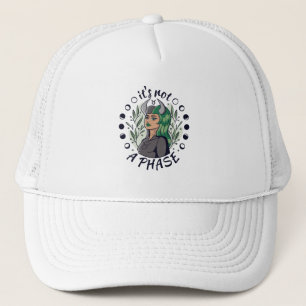 Alternative Gothic Girl Art It's Not a Phase Trucker Hat