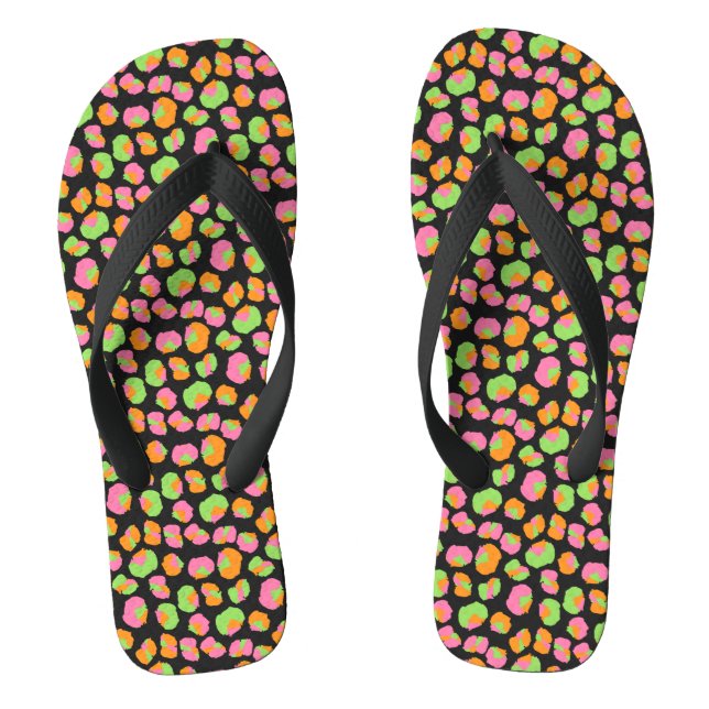 Alternative Leopard Print Thongs (Footbed)