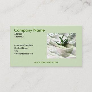Alternative Medicine Business Card