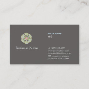 Alternative Medicine Holistic Health Business Card