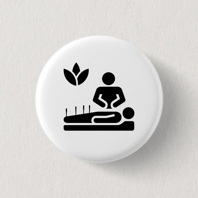 Alternative Medicine Pictogram Button (Front)