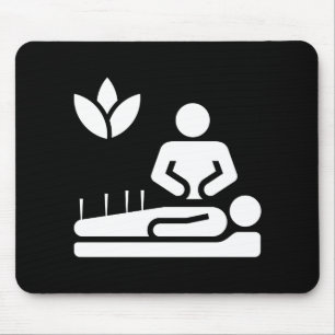 Alternative Medicine Pictogram Mousepad