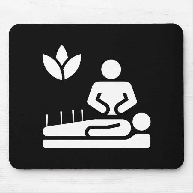 Alternative Medicine Pictogram Mousepad (Front)