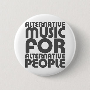 Alternative Music 4 Alternative People - Emo Rock 6 Cm Round Badge